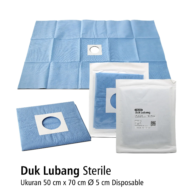 Duk Lubang 50x70 cm Steril OneMed